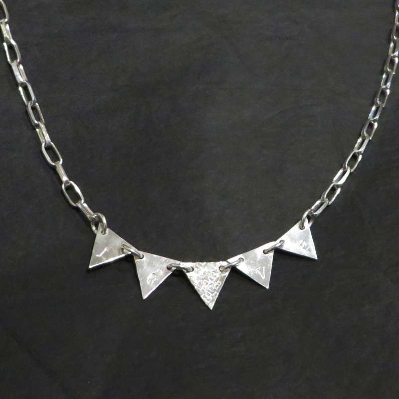 Bunting "Love" Necklace